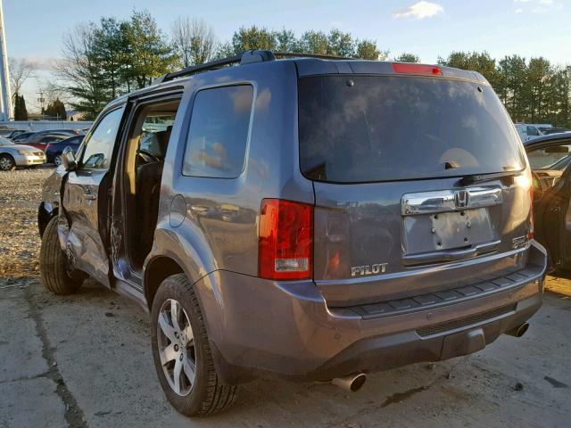 5FNYF4H93FB027280 - 2015 HONDA PILOT TOUR GRAY photo 3