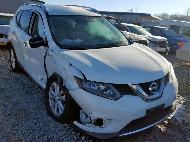 KNMAT2MT5GP727387 - 2016 NISSAN ROGUE S WHITE photo 1