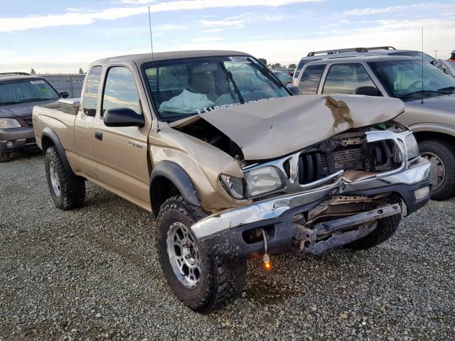 5TEWM72N33Z173712 - 2003 TOYOTA TACOMA XTR GOLD photo 1