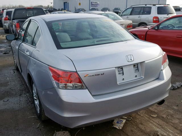 1HGCP26479A023248 - 2009 HONDA ACCORD LXP SILVER photo 3