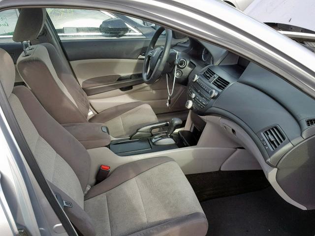 1HGCP26479A023248 - 2009 HONDA ACCORD LXP SILVER photo 5