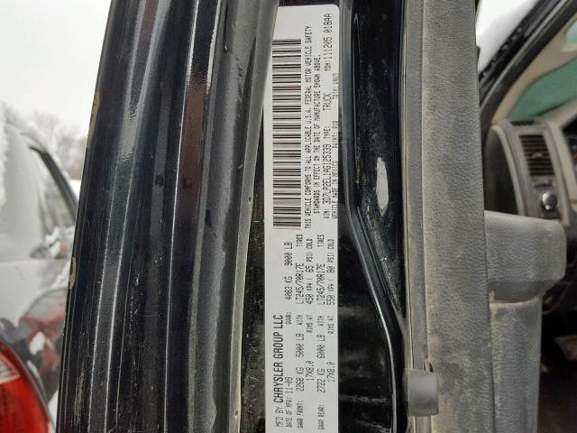 3D7LP2EL1AG125339 - 2010 DODGE RAM 2500 BLACK photo 10