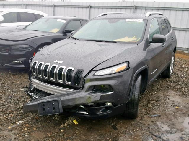 1C4PJMDB2GW202750 - 2016 JEEP CHEROKEE L GRAY photo 2