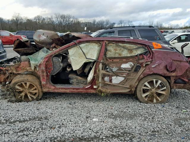 1N4AA6AP1HC452426 - 2017 NISSAN MAXIMA 3.5 MAROON photo 9