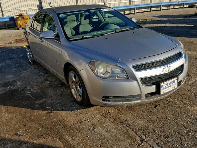 1G1ZH57B68F290296 - 2008 CHEVROLET MALIBU 1LT SILVER photo 1