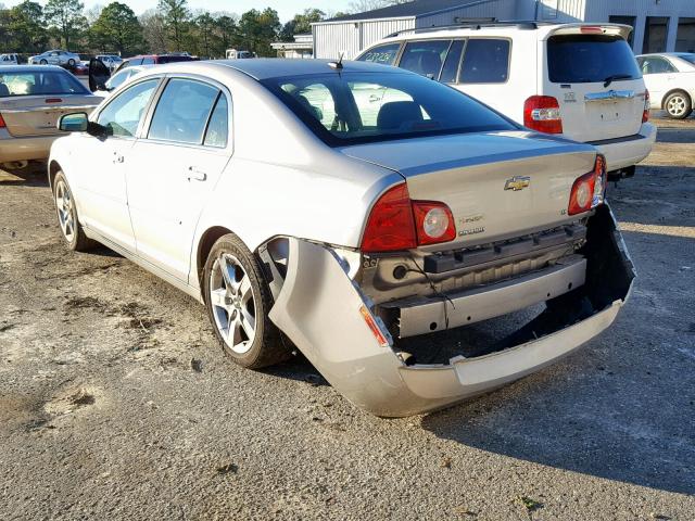 1G1ZH57B68F290296 - 2008 CHEVROLET MALIBU 1LT SILVER photo 3