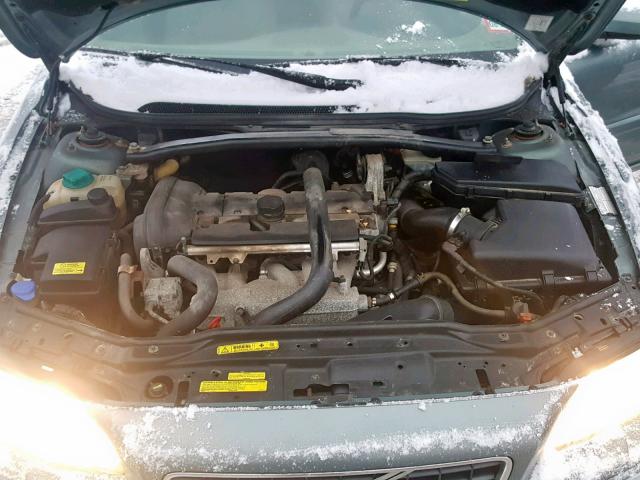 YV1RH592252473728 - 2005 VOLVO S60 2.5T TEAL photo 7