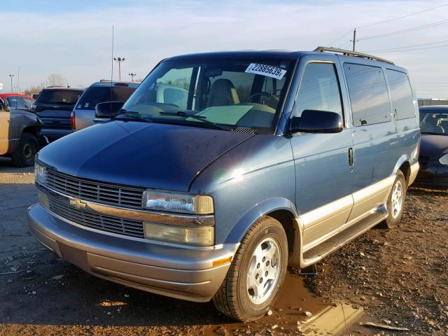 1GNEL19X14B111029 - 2004 CHEVROLET ASTRO BLUE photo 2