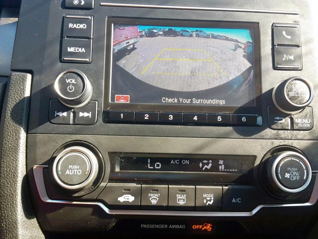 19XFC2F52JE012336 - 2018 HONDA CIVIC LX BLACK photo 9