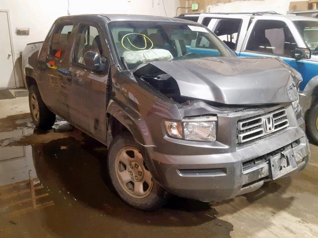 2HJYK16278H531307 - 2008 HONDA RIDGELINE GRAY photo 1