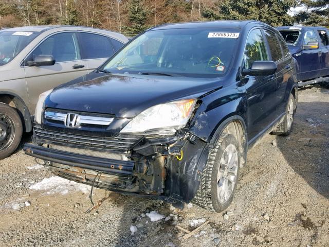 5J6RE48777L805210 - 2007 HONDA CR-V EXL BLACK photo 2