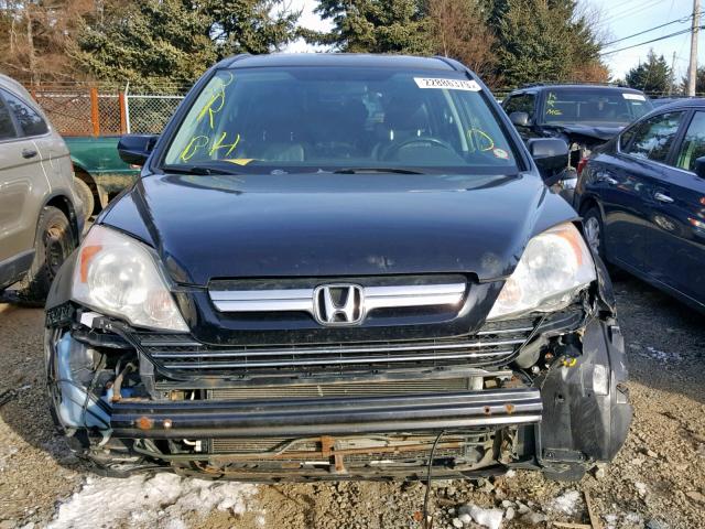 5J6RE48777L805210 - 2007 HONDA CR-V EXL BLACK photo 9