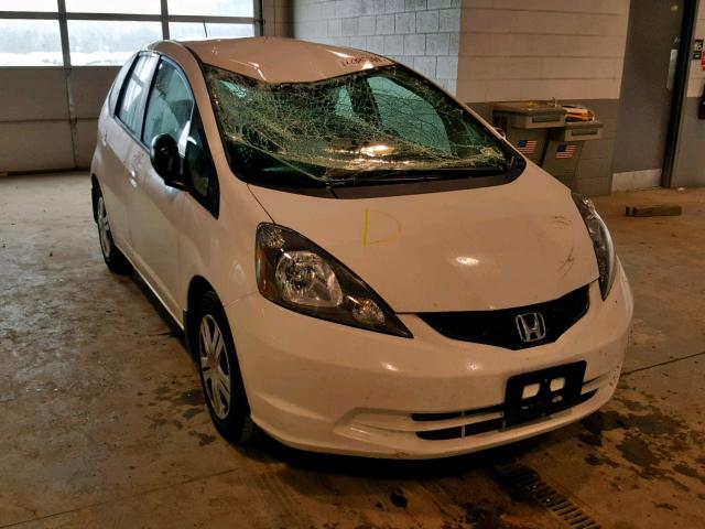 JHMGE8H34BC006395 - 2011 HONDA FIT WHITE photo 1