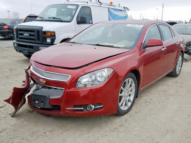 1G1ZE5E00CF271942 - 2012 CHEVROLET MALIBU LTZ RED photo 2