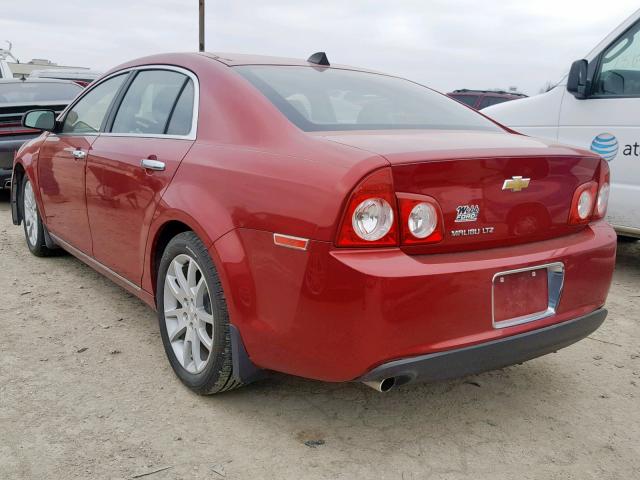 1G1ZE5E00CF271942 - 2012 CHEVROLET MALIBU LTZ RED photo 3