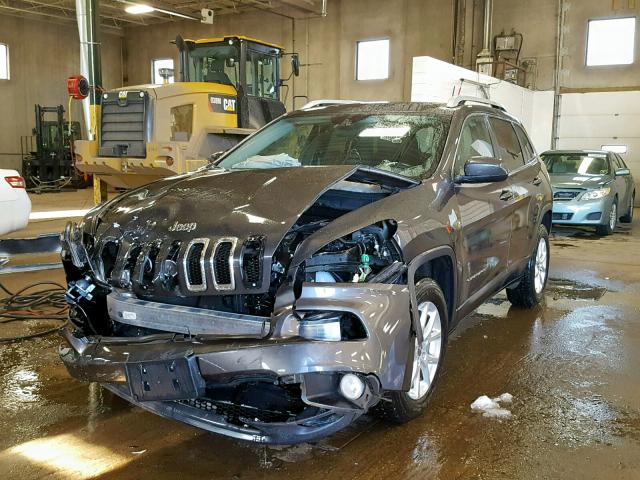 1C4PJMCS3GW360242 - 2016 JEEP CHEROKEE L GRAY photo 2