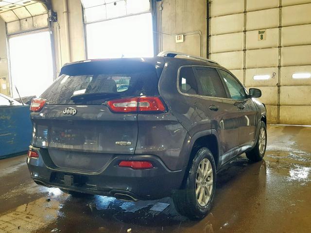 1C4PJMCS3GW360242 - 2016 JEEP CHEROKEE L GRAY photo 4