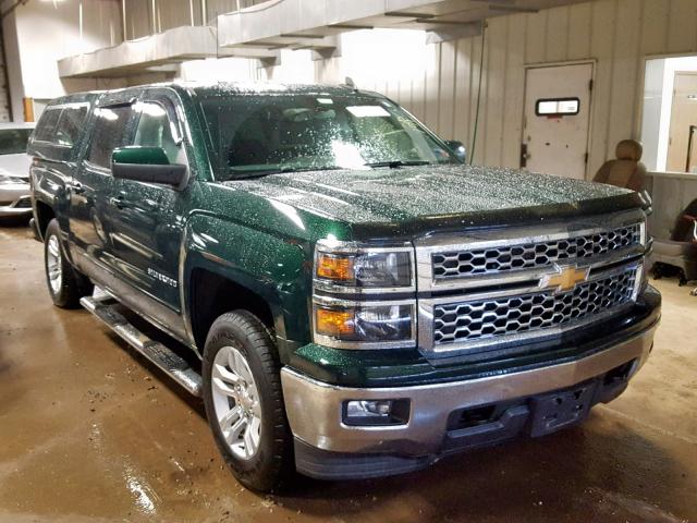 3GCUKREH8FG279295 - 2015 CHEVROLET SILVERADO GREEN photo 1