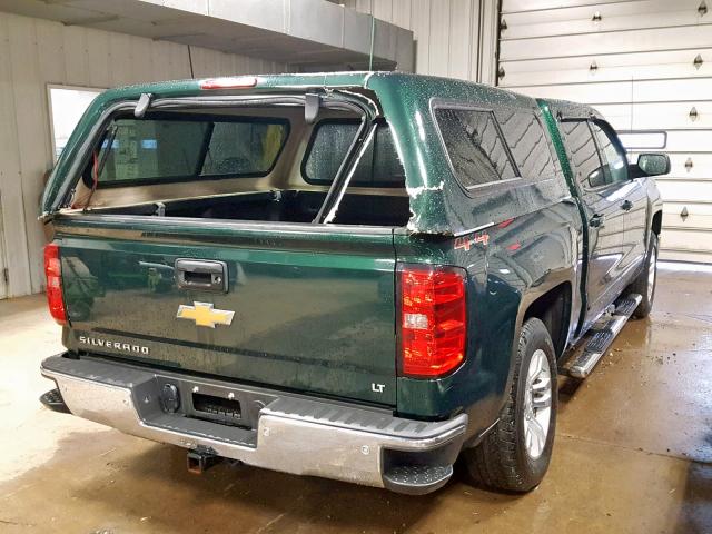 3GCUKREH8FG279295 - 2015 CHEVROLET SILVERADO GREEN photo 4