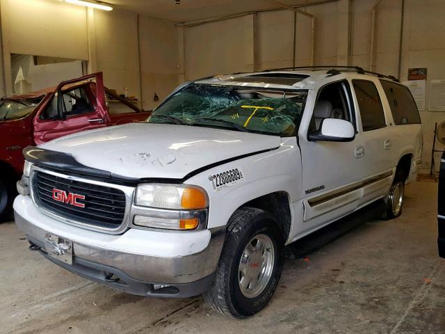 3GKEC16T01G271257 - 2001 GMC YUKON XL C WHITE photo 2