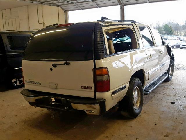 3GKEC16T01G271257 - 2001 GMC YUKON XL C WHITE photo 4