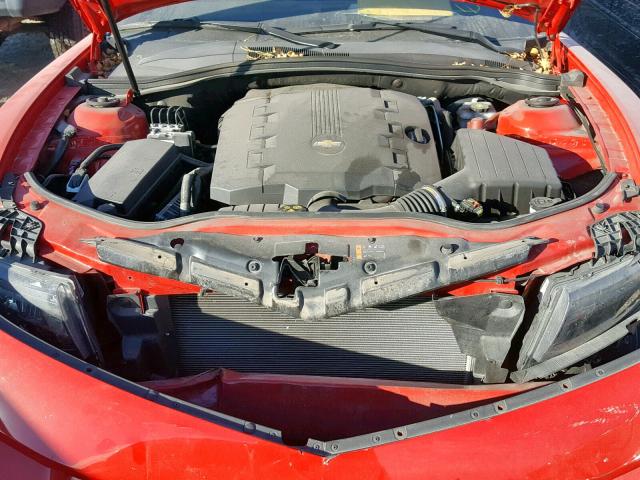 2G1FB1E35F9310780 - 2015 CHEVROLET CAMARO LS RED photo 7