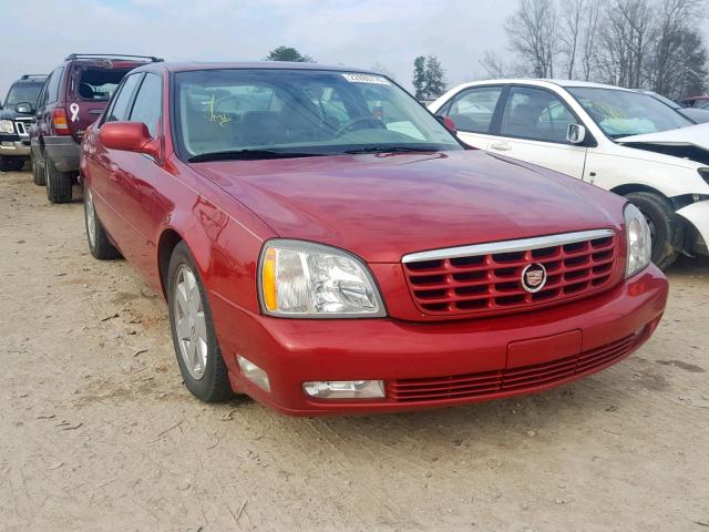 1G6KF57905U250480 - 2005 CADILLAC DEVILLE DT RED photo 1