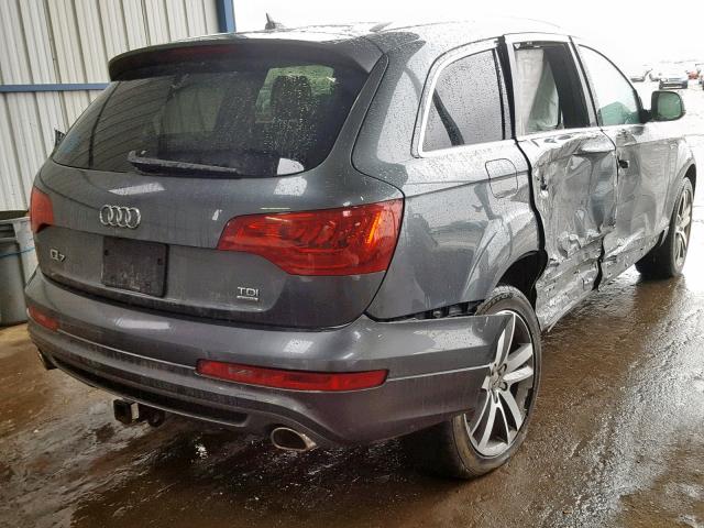 WA1WMAFEXED015073 - 2014 AUDI Q7 PRESTIG GRAY photo 4