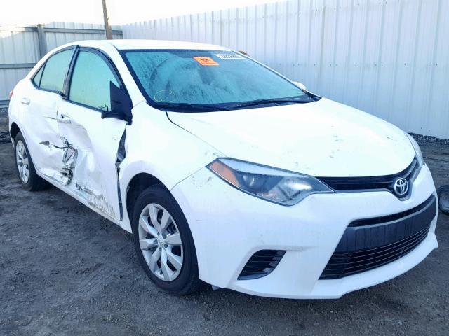 5YFBURHE0GP416924 - 2016 TOYOTA COROLLA L WHITE photo 1