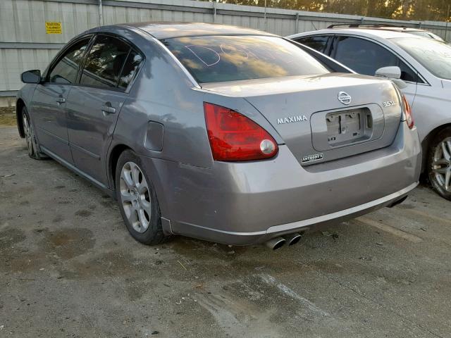 1N4BA41E87C839142 - 2007 NISSAN MAXIMA SE GRAY photo 3