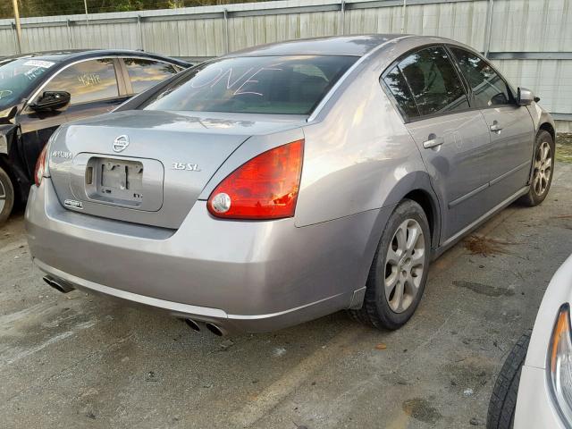 1N4BA41E87C839142 - 2007 NISSAN MAXIMA SE GRAY photo 4