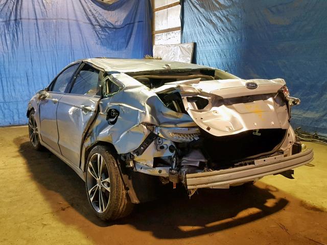 3FA6P0D97KR120756 - 2019 FORD FUSION TIT SILVER photo 3