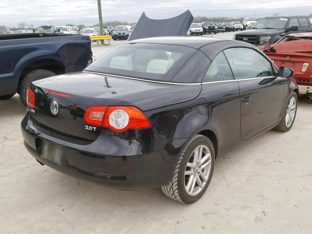 WVWFA71F49V010145 - 2009 VOLKSWAGEN EOS LUX 黑色 照片 4