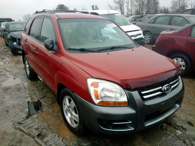 KNDJF724887548259 - 2008 KIA SPORTAGE L RED photo 1