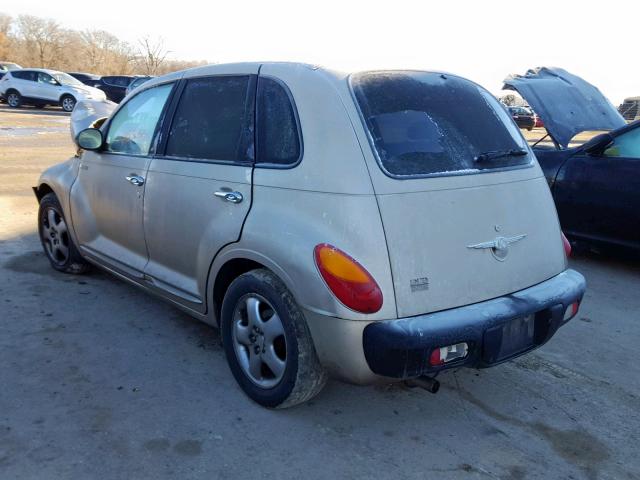 3C8FY68B12T284805 - 2002 CHRYSLER PT CRUISER 金色 照片 3