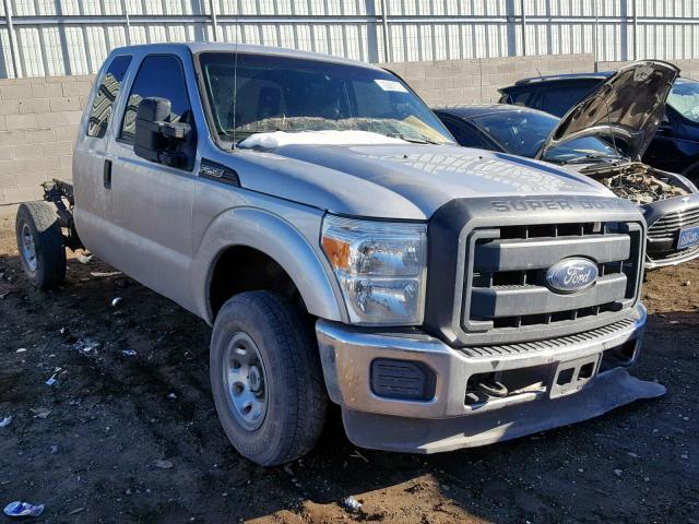 1FT7X2B65EEA34517 - 2014 FORD F250 SUPER GRAY photo 1