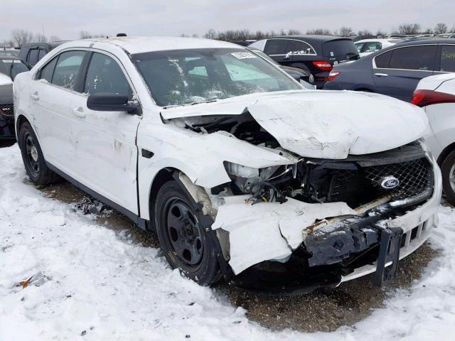 1FAHP2L87DG232416 - 2013 FORD TAURUS POL WHITE photo 1