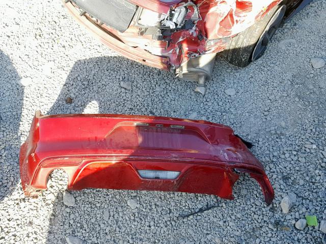 1FA6P8AM2F5368851 - 2015 FORD MUSTANG RED photo 10