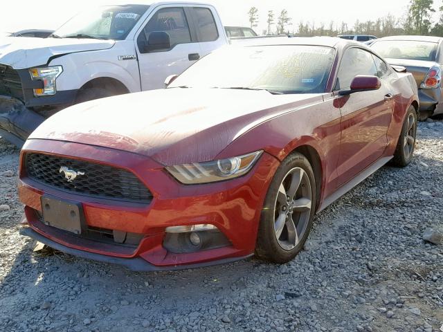 1FA6P8AM2F5368851 - 2015 FORD MUSTANG RED photo 2