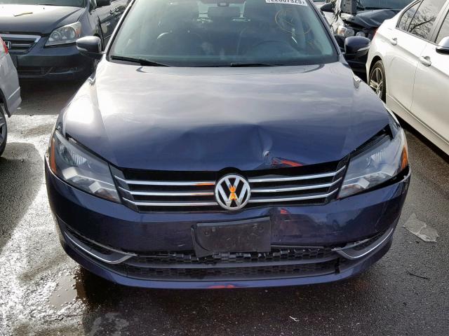 1VWAT7A34EC092357 - 2014 VOLKSWAGEN PASSAT S BLUE photo 7