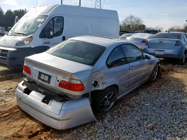 WBSBL93443JR19722 - 2003 BMW M3 SILVER photo 4