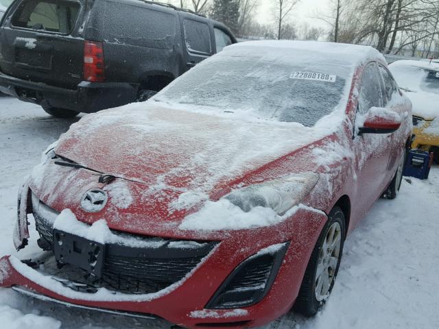 JM1BL1SF8A1299983 - 2010 MAZDA 3 I RED photo 2