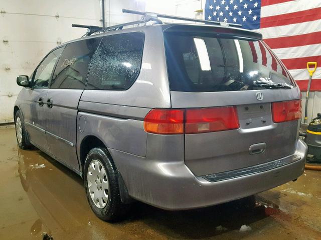 2HKRL1854XH548875 - 1999 HONDA ODYSSEY LX GRAY photo 3