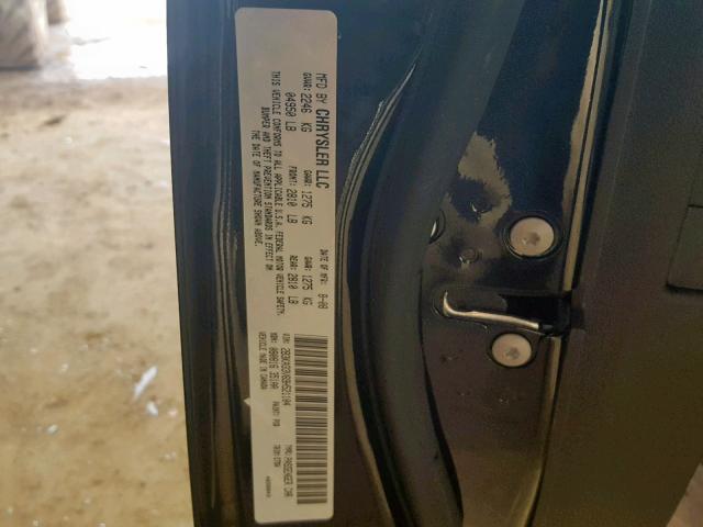 2B3KA33V69H521104 - 2009 DODGE CHARGER SX BLACK photo 10