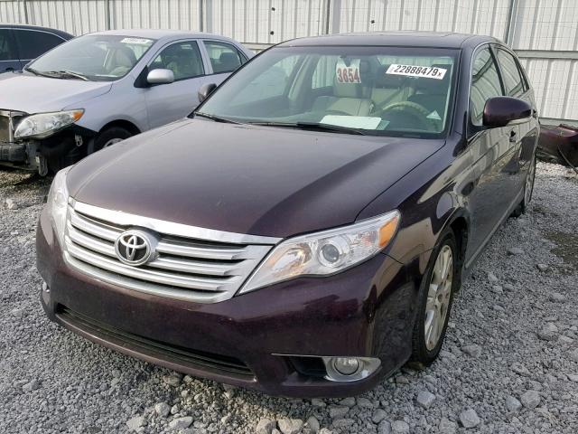 4T1BK3DB7CU467294 - 2012 TOYOTA AVALON BAS Marron photo 2