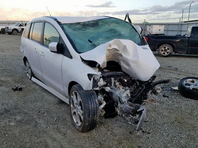 JM1CR2WL8A0385115 - 2010 MAZDA 5 WHITE photo 1