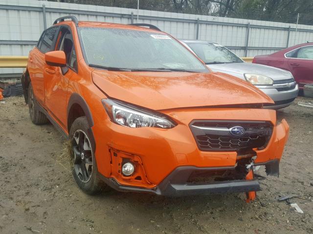 JF2GTABC5JH258795 - 2018 SUBARU CROSSTREK ORANGE photo 1