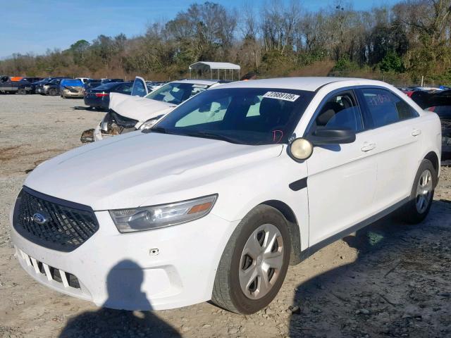 1FAHP2M8XDG119302 - 2013 FORD TAURUS POL WHITE photo 2