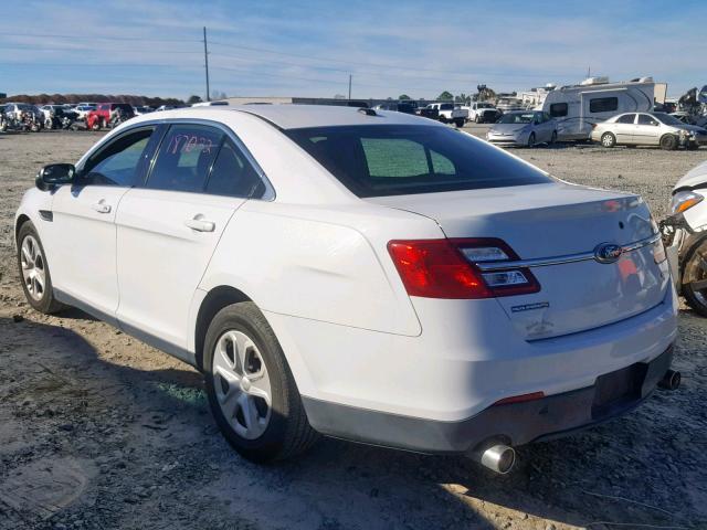 1FAHP2M8XDG119302 - 2013 FORD TAURUS POL WHITE photo 3