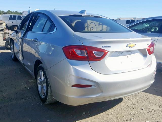 1G1BE5SM2J7239946 - 2018 CHEVROLET CRUZE LT SILVER photo 3